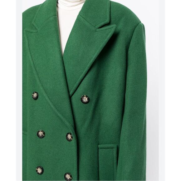 Michael Kors Mensy Double-Breasted Wool Blend Coat, NWT, Size XL - Picture 5 of 16